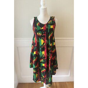 Karan Bob Marley Swing Dress One Size Multicolor